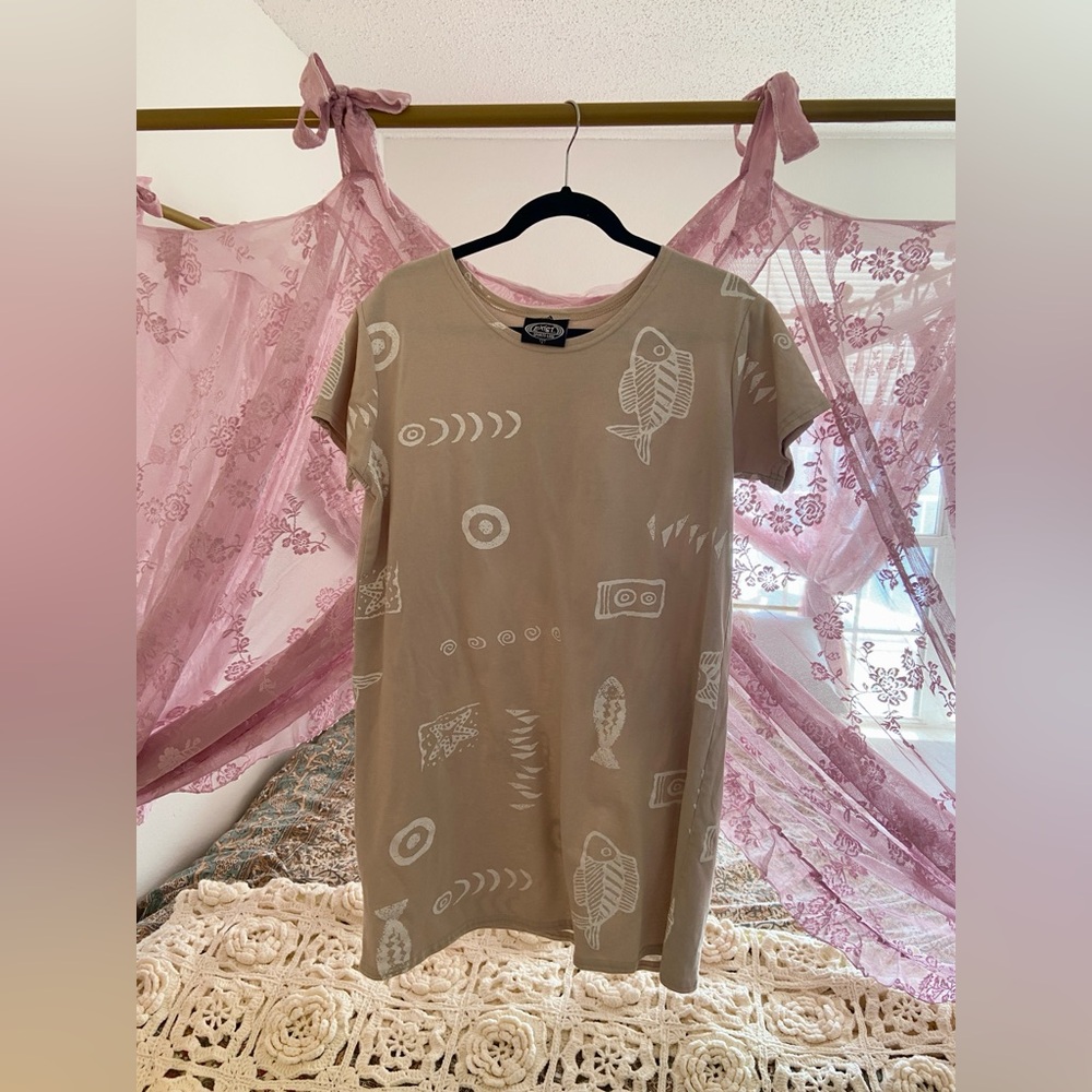 Exist Sports Line Fish T-Shirt Dress